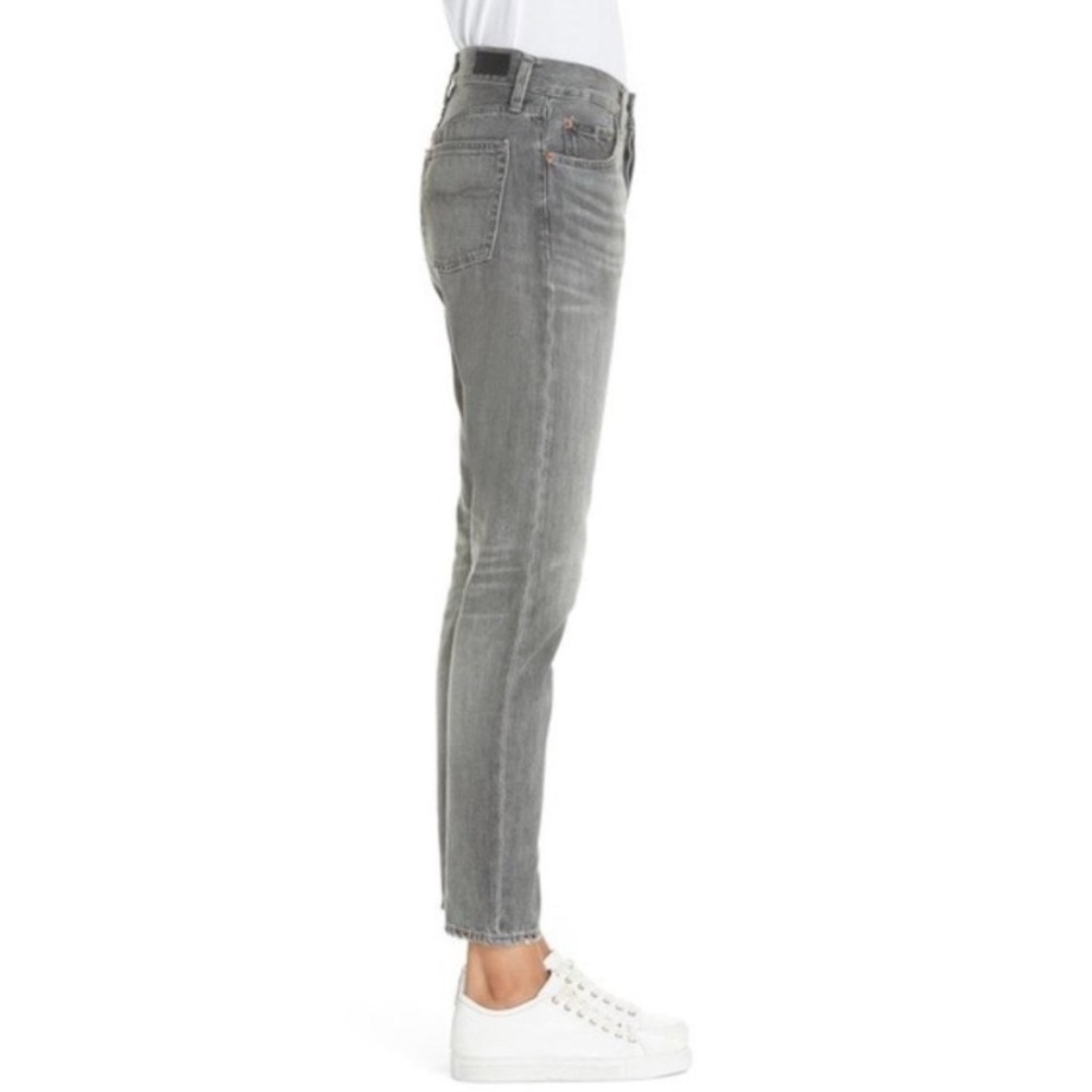 POLO RALPH LAUREN GREY HIGH WAIST SLIM
STRAIGHT CROP JEANS Size 32 NWT - Picture 14 of 15
